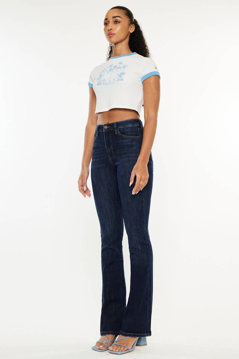 OPEN PACK HIGH RISE BOOTCUT JEANS-KC70005D