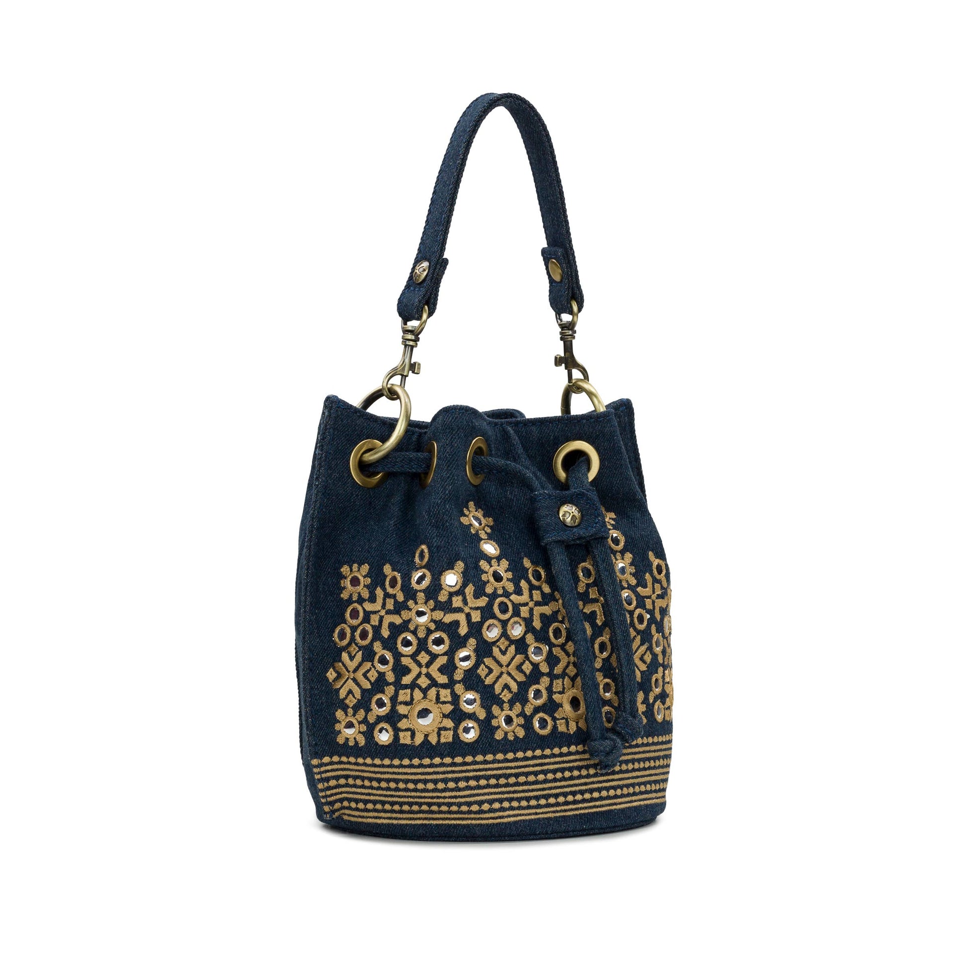 Patricia Nash Denim Volania - Greek Mirror Embroidery