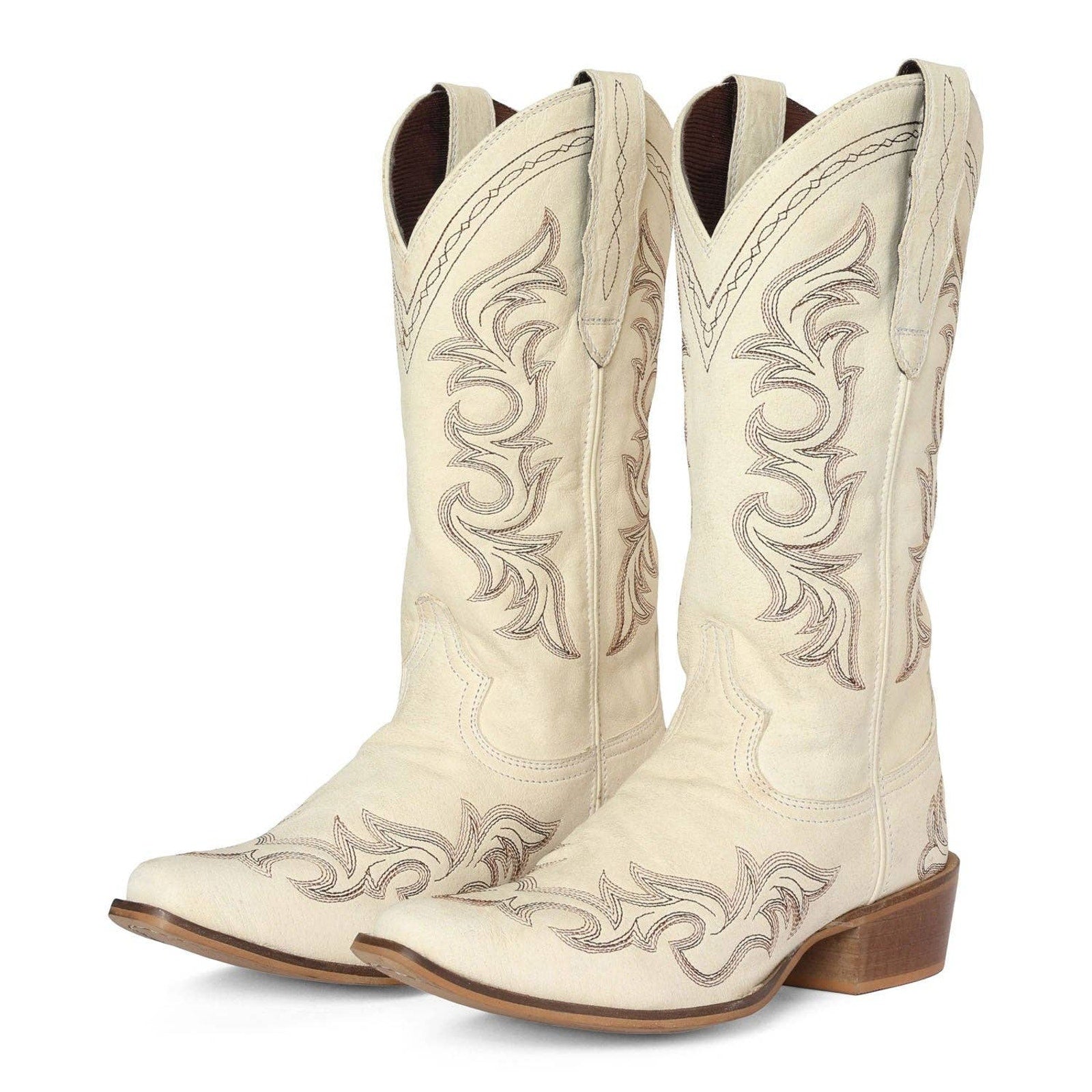 Copied - TuffRider Womens Snip Toe Paris Embroidered Western Boots